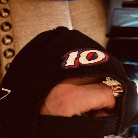 Rare vintage Baseball Cap Hat NASCAR 10 Valvoline Scott Riggs Racing Eagle One - Picture 6 of 6